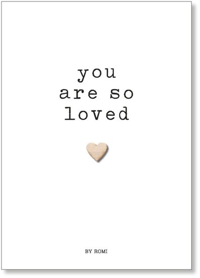 Baby / Kaart / You are so loved / Hartje +envelop