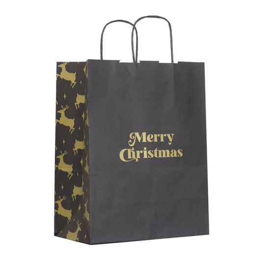 Cadeau tas kerst Golden Rendier A4