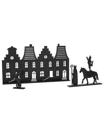 Grachtenpandjes met Sint met paarden pietjes