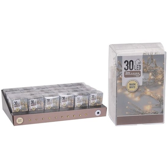 30 LED lichtjes draad (batterij)+timer