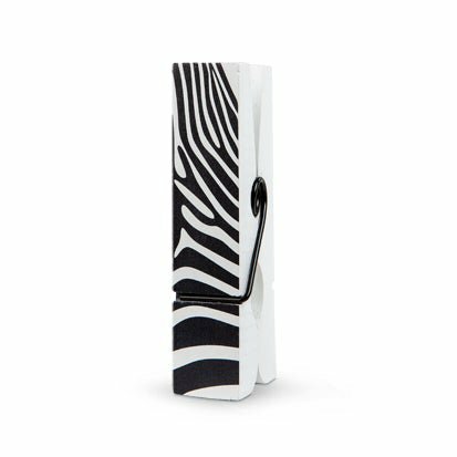 Grote witte knijper zebra 14cm