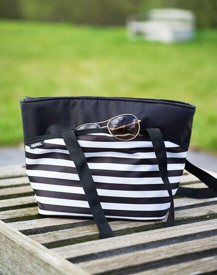 BLACK WHITE STRIPES KOELTAS LUNCH 7.5L