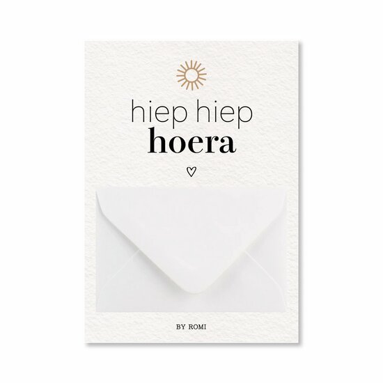Geldkaart / Hiep Hiep Hoera