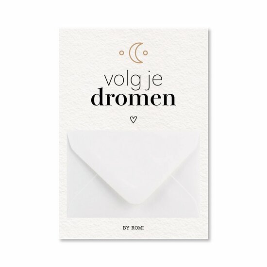 Geldkaart / Volg je dromen