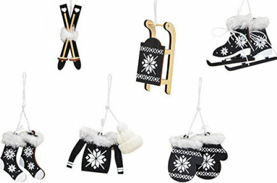 Kersthanger set 6, voor kerstboom