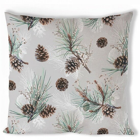 Kussenhoes Pine Cone All Over 40x40cm-100% Katoen