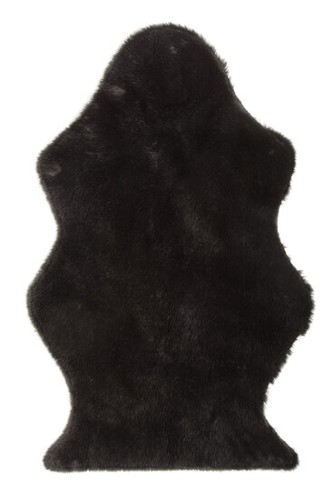 Vloerkleed Schaap Nepbont zwart J-Line