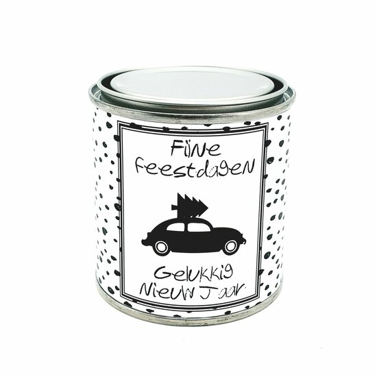 Kado blik - Fijne Feestdagen Gelukkig Nieuw Jaar 250ml