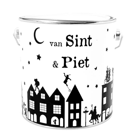 Kado blik - van Sint & Piet 2,5ltr