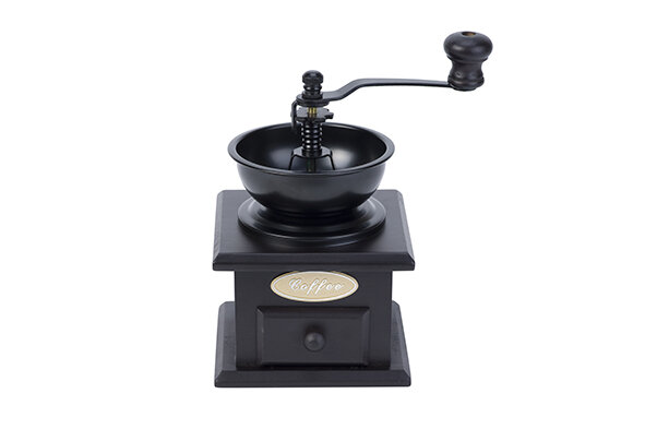 KOFFIEMOLEN RETRO ZWART HOUT 11,5XH16CM
