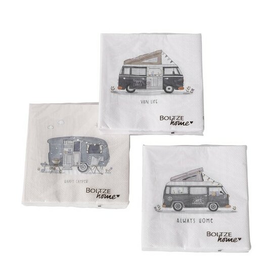 Servetten Van life camper 20 stuks 33x33cm