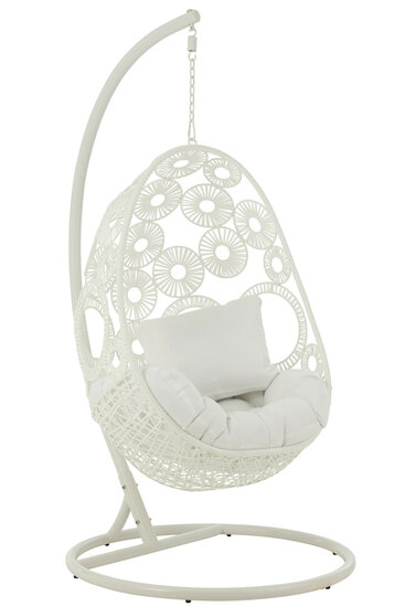 Hangstoel Zwart of Wit Bula IN/OUTDOOR  J-Line