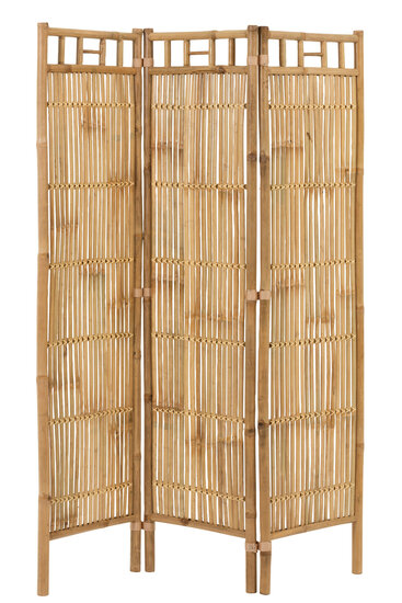 Kamerscherm 3delig Bamboe Naturel  J-LINE