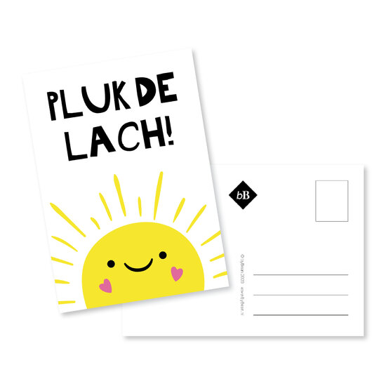 Kaartje Pluk de lach