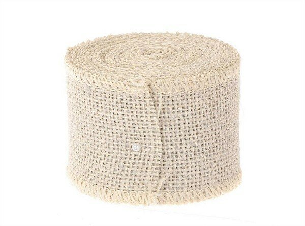 Jute lint 5m x 5cm greige