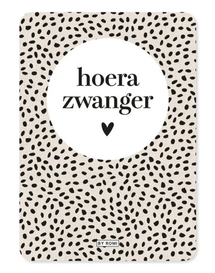 Baby / Kaart / Hoera zwanger