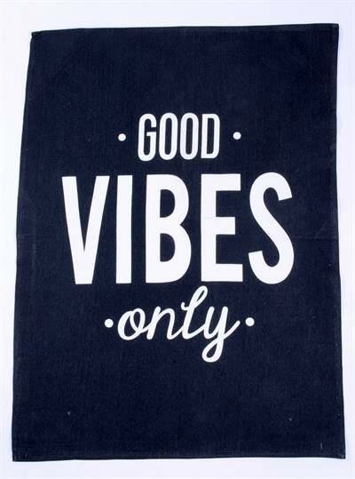 Theedoek Good vibes only