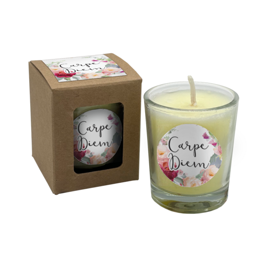Wenskaarsje Met Bedeltje Craft – “Carpe Diem”