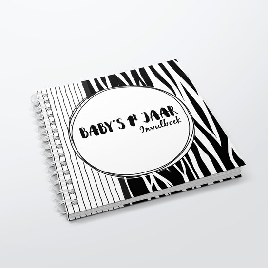 Invulboek Baby's 1e jaar - Hardcover SilliBeads 