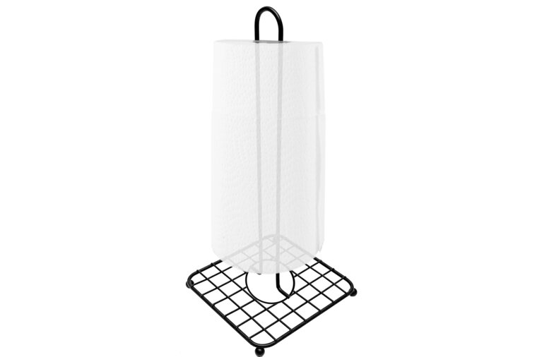 KEUKENROLHOUDER METAAL BLACK GLOBE