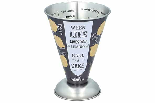 MAATBEKER LEMON GRIJS H14,5CM