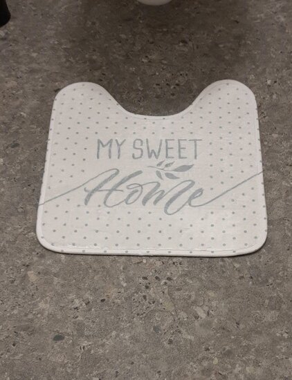 Toiletmat 45x45cm My sweet home