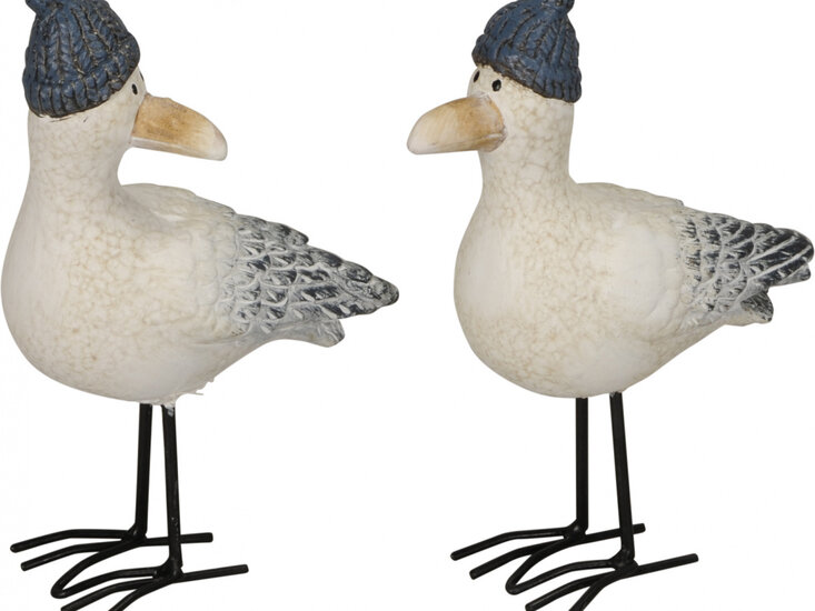 Meeuwen met muts set 2 stuks