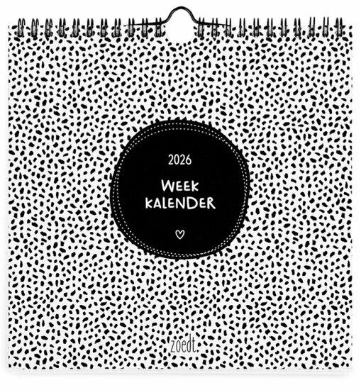 Weekkalender 2026 overzichtelijke weekplanner ZOEDT