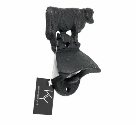 Flesopener KOE gietijzer 8.5×4.2×10.5cm