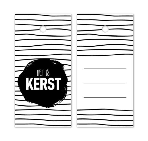 Cadeaukaartjes Het is Kerst set 2 stuks