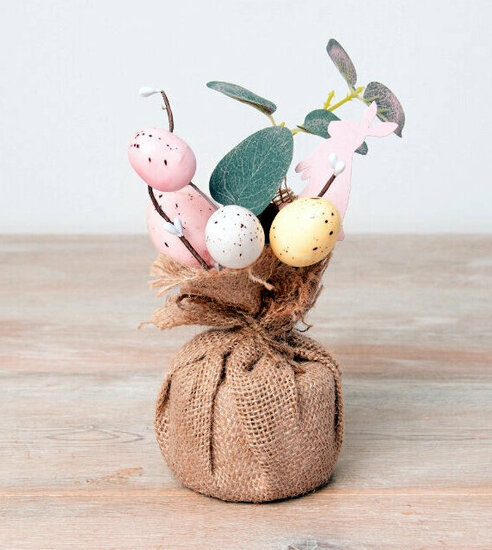Paasboom met eitjes 22 cm