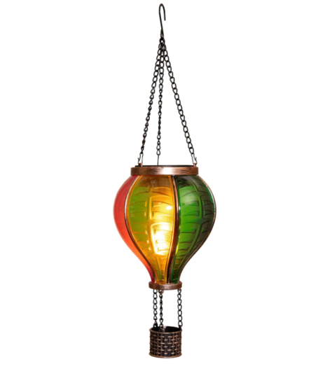 Solar Luchtballon Multi 11x36cm 12 Led Anna's Collection