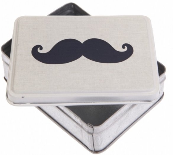 Opbergblikje Moustache