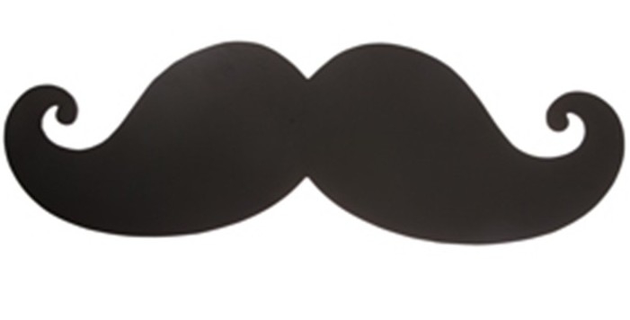 Krijtbord-Moustache/Snor