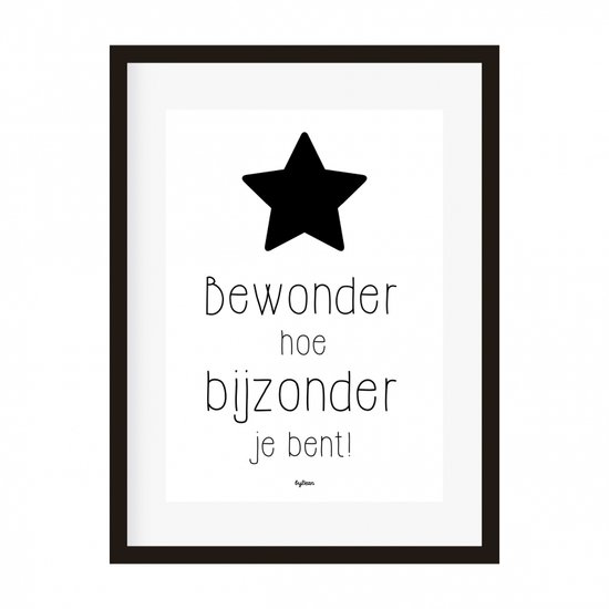 Poster | Bewonder hoe bijzonder je bent