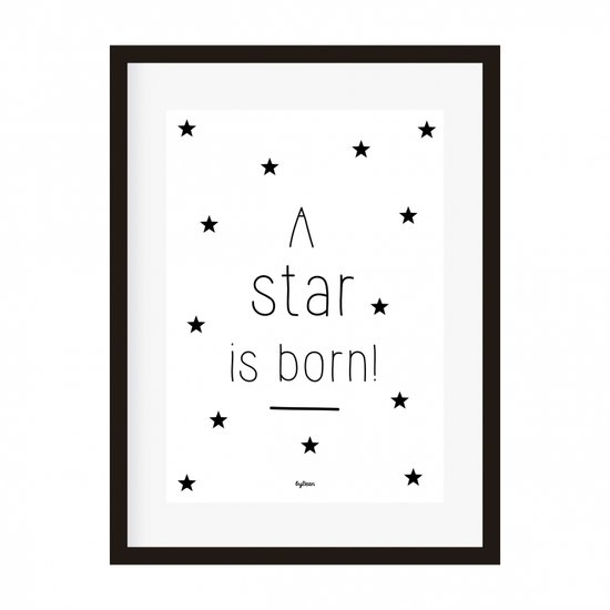 Kinderposter A star is born! 