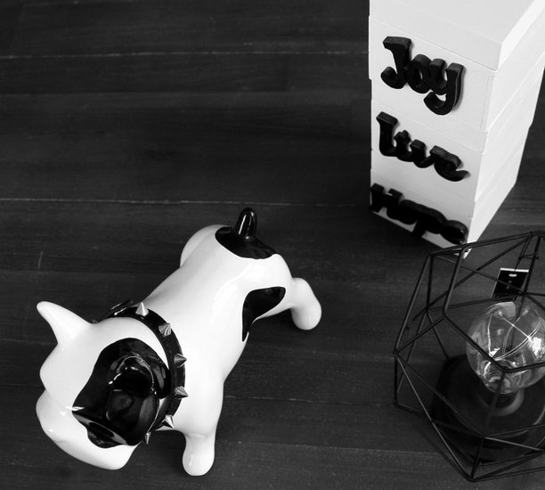 Hond | Bulldog | Keramiek 23 cm