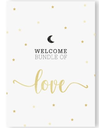 BUNDLE OF LOVE WELCOME/ BABY +enveloppe.