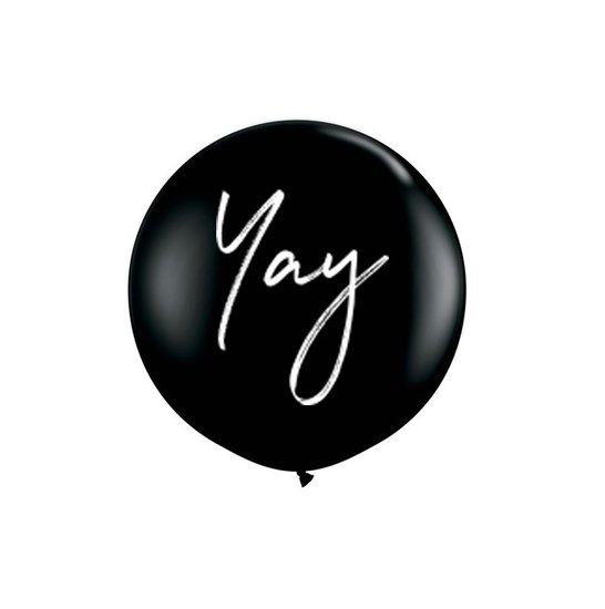 BALLON BLACK YAY SET 2