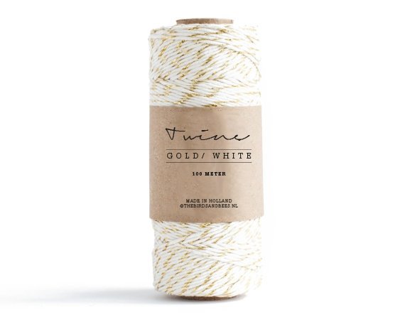 Bakkerstouw | Twine Gold White