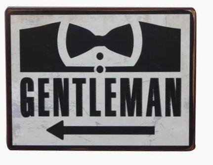 Tekstbord | Gentleman