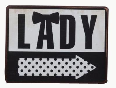 Tekstbord | Lady