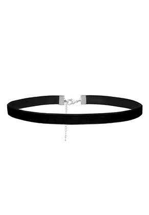 CHOKER | ZWART | FLUWEEL