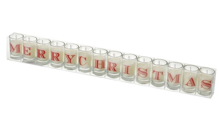 Merry Christmas Candles