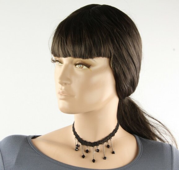 Choker met kralen