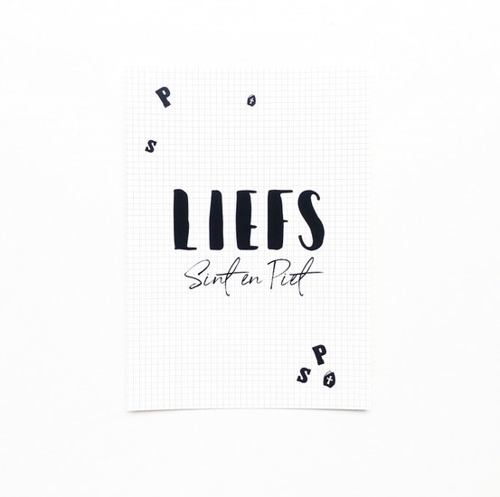 Kaart Sinterklaas | Liefs Sint & Piet