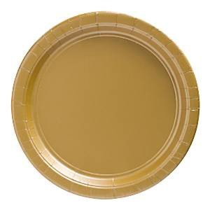 Bordjes karton GOLD! 20 stuks 23 cm..