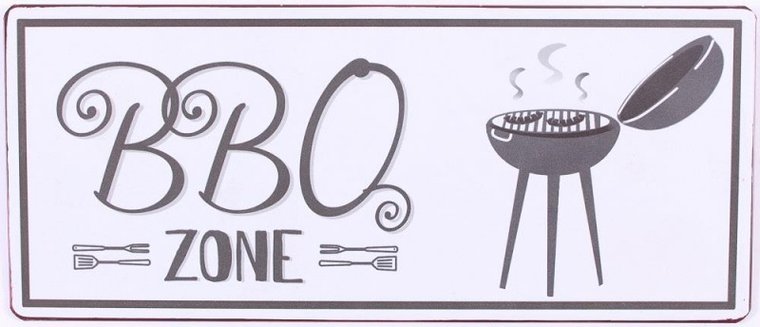 Tekstbord | BBQ ZONE