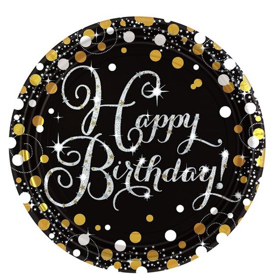 Bordjes | karton Happy Birthday