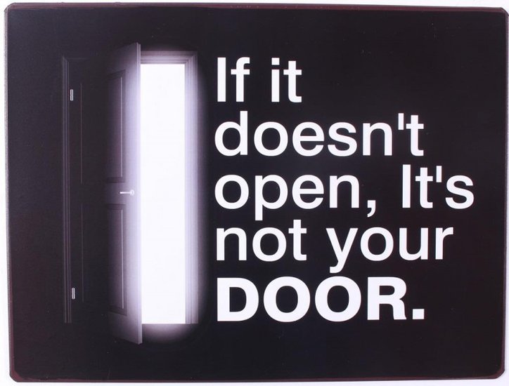 Tekstbord |not your door